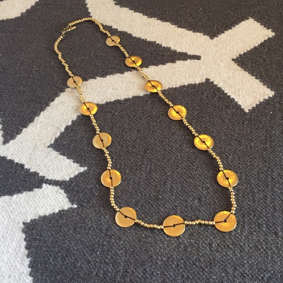 Ralph Lauren Jewelry - Ralph Lauren Gold long necklace statement piece